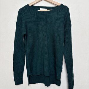 Aritzia Womens Wilfred Free XXS Waffle Knitted Green Sweater